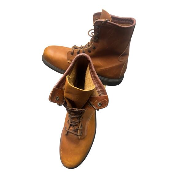 NWOT Red Wing 2242 Vintage Brown Boots Steel Toe 14 D Union Made USA - Picture 1 of 13